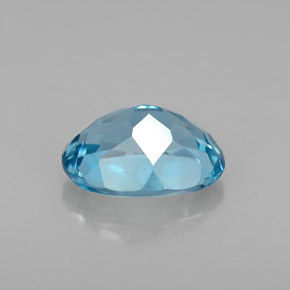 Topaz Gemstone in 8.5 x 6.6 mm Size for Sale, Topaz Stone in London Blue Color