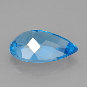 Topaz Gemstone in 14 x 9 mm (calibrated) Size for Sale, Topaz Stone in Swiss Blue Color