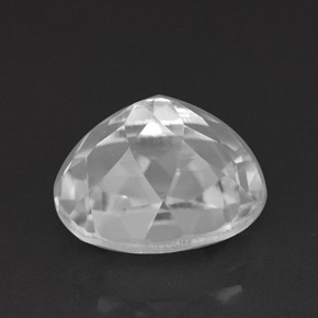 Topaz Gemstone in 10 x 8 mm (calibrated) Size for Sale, Topaz Stone in White Color