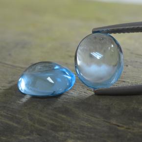 4ct Oval Cabochon Swiss Blue Topaz Gem for sale 4ct Oval Cabochon Swiss Blue Topaz Gem (ID: 277422)
