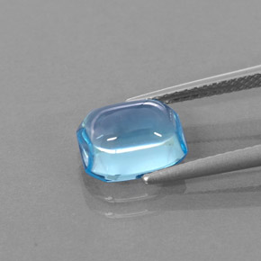 Topaz Gemstone in 9.1 x 7.4 mm Size for Sale, Topaz Stone in Swiss Blue Color