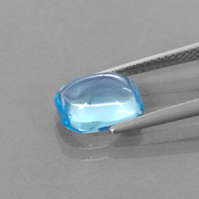 Topaz Gemstone in 9.7 x 7.6 mm Size for Sale, Topaz Stone in Swiss Blue Color