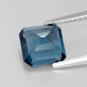 Topaz Gemstone in 7.4 x 7.3 mm Size for Sale, Topaz Stone in London Blue Color