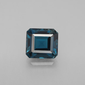 2.49 ct Blue Topaz Gemstone, Topaz Gem in Octagon Facet Shape for Sale.