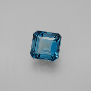 1.93 ct Blue Topaz Stone, Natural Topaz in Octagon Facet Shape for Sale