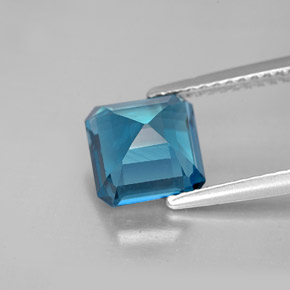 Topaz Gemstone in 7.3 x 7.2 mm Size for Sale, Topaz Stone in London Blue Color