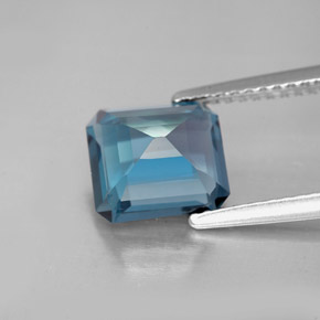 Topaz Gemstone in 8.1 x 7.4 mm Size for Sale, Topaz Stone in London Blue Color