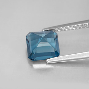 Topaz Gemstone in 7.1 x 7.1 mm Size for Sale, Topaz Stone in London Blue Color
