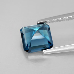 Topaz Gemstone in 6.7 x 6.6 mm Size for Sale, Topaz Stone in London Blue Color