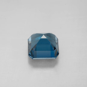 Topaz Gemstone in 6.9 x 6.9 mm Size for Sale, Topaz Stone in London Blue Color