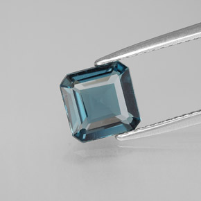 1.48 ct Blue Topaz Gemstone, Topaz Gem in Octagon Facet Shape for Sale.