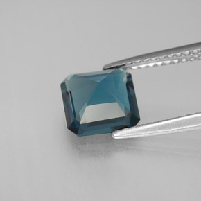 Topaz Gemstone in 7.3 x 7.3 mm Size for Sale, Topaz Stone in London Blue Color