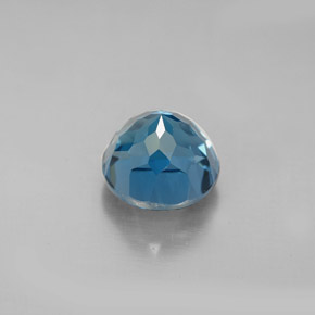 Topaz Gemstone in 8 mm (calibrated) Size for Sale, Topaz Stone in London Blue Color