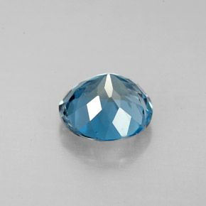 Topaz Gemstone in 8 mm (calibrated) Size for Sale, Topaz Stone in London Blue Color