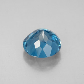 Topaz Gemstone in 8 mm (calibrated) Size for Sale, Topaz Stone in London Blue Color