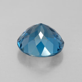 Topaz Gemstone in 8 mm (calibrated) Size for Sale, Topaz Stone in London Blue Color