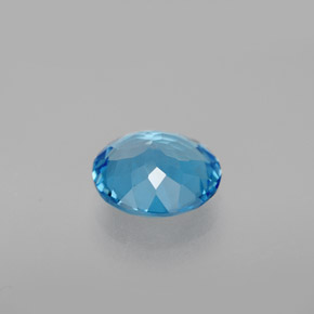 Topaz Gemstone in 9 mm (calibrated) Size for Sale, Topaz Stone in Swiss Blue Color