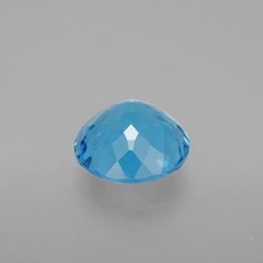 Topaz Gemstone in 9 mm (calibrated) Size for Sale, Topaz Stone in Swiss Blue Color