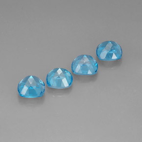 Topaz Gemstone in 7.1 x 7.1 mm Size for Sale, Topaz Stone in Swiss Blue Color