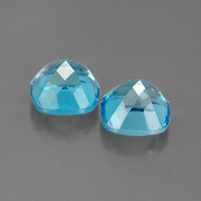 Topaz Gemstone in 7.1 x 7 mm Size for Sale, Topaz Stone in Swiss Blue Color
