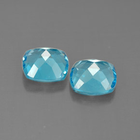 Topaz Gemstone in 7.1 x 7.1 mm Size for Sale, Topaz Stone in Swiss Blue Color