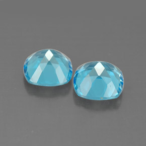 Topaz Gemstone in 7.1 x 7 mm Size for Sale, Topaz Stone in Swiss Blue Color