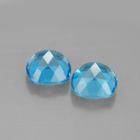 Topaz Gemstone in 7.1 x 7.1 mm Size for Sale, Topaz Stone in Swiss Blue Color