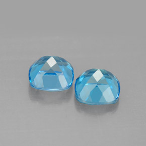 Topaz Gemstone in 7.1 x 7.1 mm Size for Sale, Topaz Stone in Swiss Blue Color
