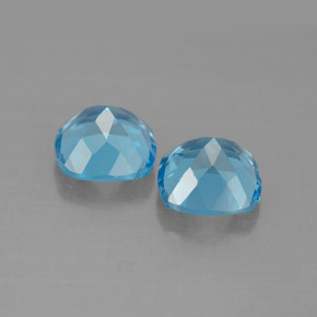 Topaz Gemstone in 7.1 x 7.1 mm Size for Sale, Topaz Stone in Swiss Blue Color