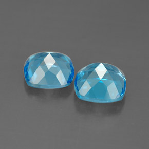Topaz Gemstone in 7.1 x 7 mm Size for Sale, Topaz Stone in Swiss Blue Color