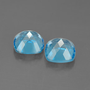 Topaz Gemstone in 7.1 x 7 mm Size for Sale, Topaz Stone in Swiss Blue Color