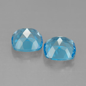 Topaz Gemstone in 7.1 x 7.1 mm Size for Sale, Topaz Stone in Swiss Blue Color