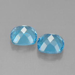 Topaz Gemstone in 7.1 x 7.1 mm Size for Sale, Topaz Stone in Swiss Blue Color