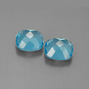 Topaz Gemstone in 7.1 x 7.1 mm Size for Sale, Topaz Stone in Swiss Blue Color