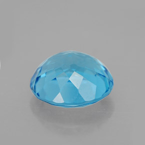 Topaz Gemstone in 9 mm (calibrated) Size for Sale, Topaz Stone in Swiss Blue Color