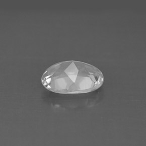Topaz Gemstone in 8 x 6 mm (calibrated) Size for Sale, Topaz Stone in White Color