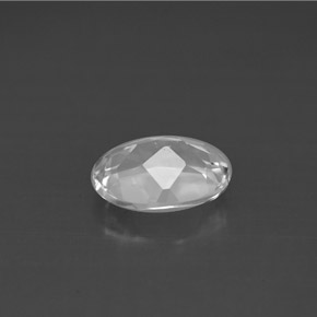 Topaz Gemstone in 8 x 6 mm (calibrated) Size for Sale, Topaz Stone in White Color