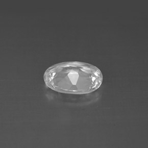 Topaz Gemstone in 8 x 6 mm (calibrated) Size for Sale, Topaz Stone in White Color