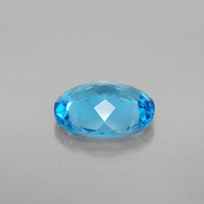 Topaz Gemstone in 11 x 9 mm (calibrated) Size for Sale, Topaz Stone in Swiss Blue Color
