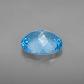 Topaz Gemstone in 11 x 9 mm (calibrated) Size for Sale, Topaz Stone in Swiss Blue Color