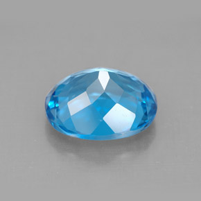 Topaz Gemstone in 11 x 9 mm (calibrated) Size for Sale, Topaz Stone in Swiss Blue Color