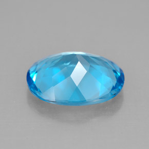 Topaz Gemstone in 11 x 9 mm (calibrated) Size for Sale, Topaz Stone in Swiss Blue Color