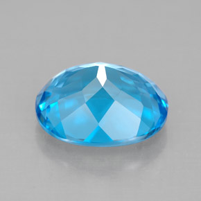 Topaz Gemstone in 11 x 9 mm (calibrated) Size for Sale, Topaz Stone in Swiss Blue Color