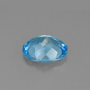 Topaz Gemstone in 10 x 8 mm (calibrated) Size for Sale, Topaz Stone in Swiss Blue Color