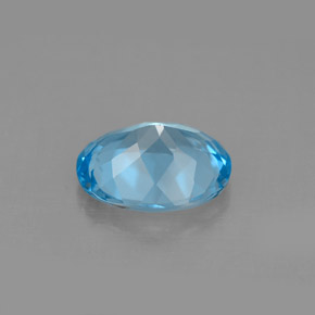 Topaz Gemstone in 10 x 8 mm (calibrated) Size for Sale, Topaz Stone in Swiss Blue Color