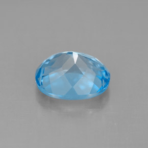 Topaz Gemstone in 10 x 8 mm (calibrated) Size for Sale, Topaz Stone in Swiss Blue Color