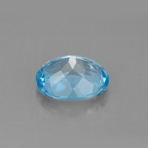 Topaz Gemstone in 10 x 8 mm (calibrated) Size for Sale, Topaz Stone in Swiss Blue Color