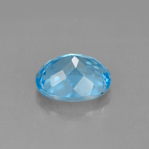 Topaz Gemstone in 10 x 8 mm (calibrated) Size for Sale, Topaz Stone in Swiss Blue Color