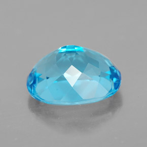 Topaz Gemstone in 10 x 8 mm (calibrated) Size for Sale, Topaz Stone in Swiss Blue Color