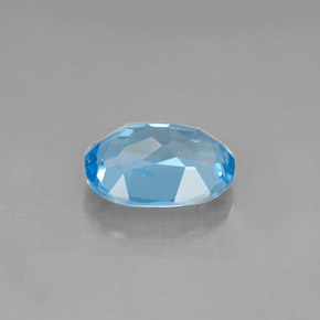 Topaz Gemstone in 9 x 7 mm (calibrated) Size for Sale, Topaz Stone in Swiss Blue Color